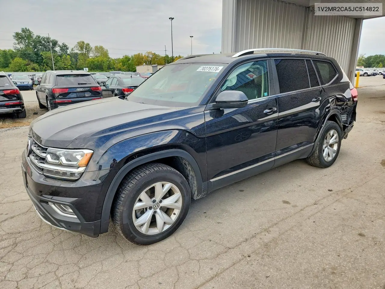 VOLKSWAGEN ATLAS 2018, VIN 1V2MR2CA5JC514822