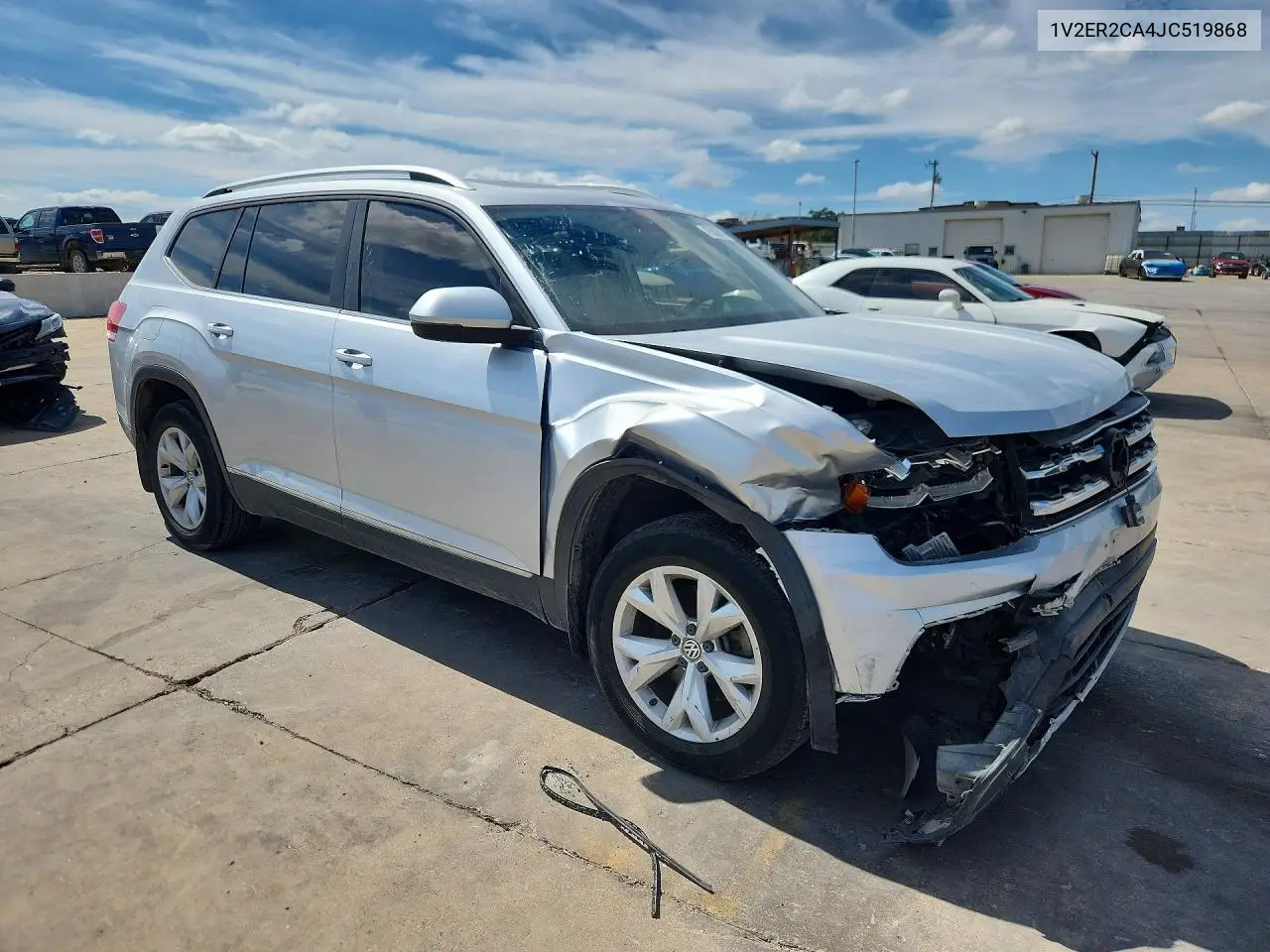 2018 VOLKSWAGEN ATLAS VIN 1V2ER2CA4JC519868 — фото 4