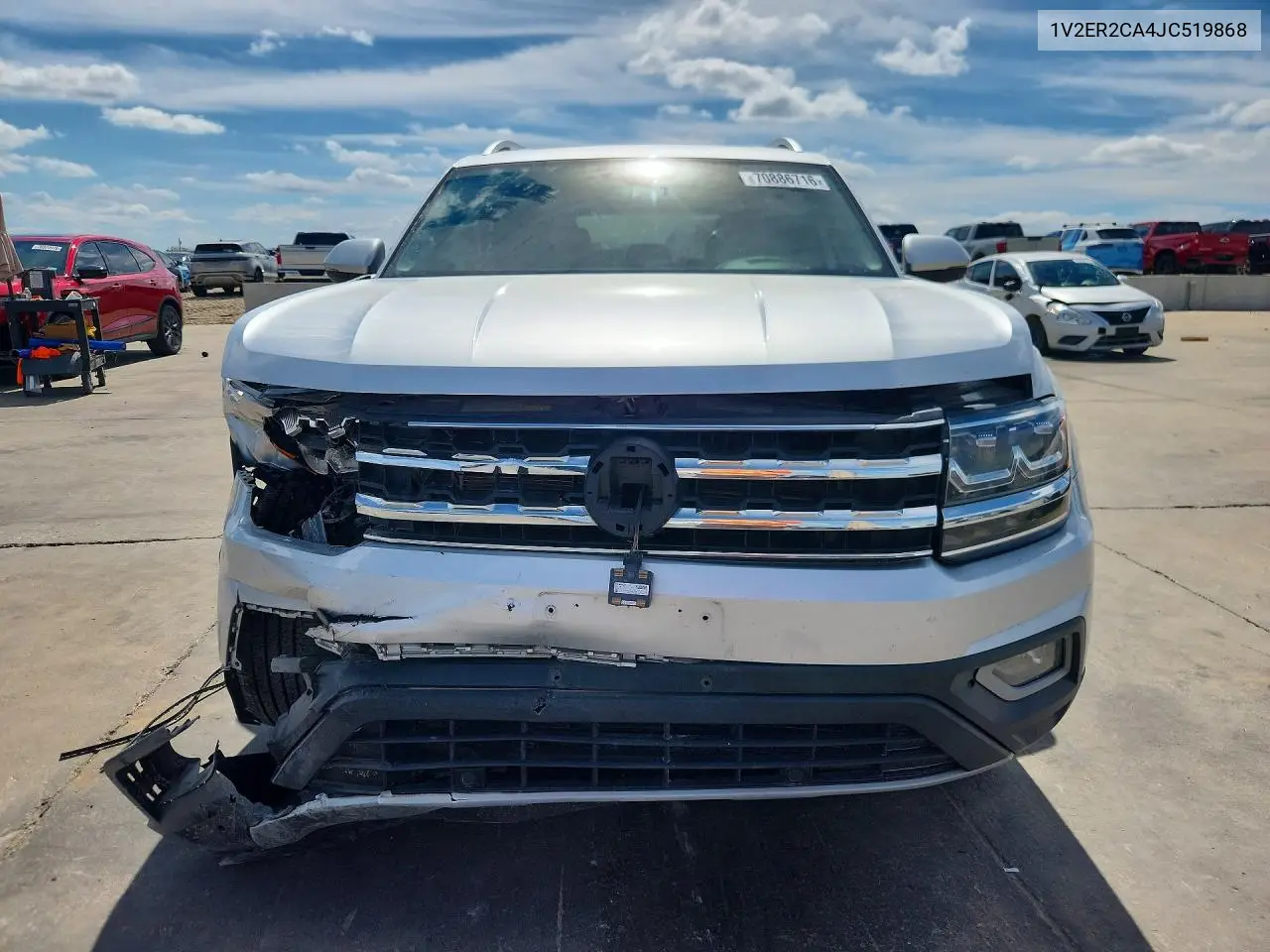 2018 VOLKSWAGEN ATLAS VIN 1V2ER2CA4JC519868 — фото 5