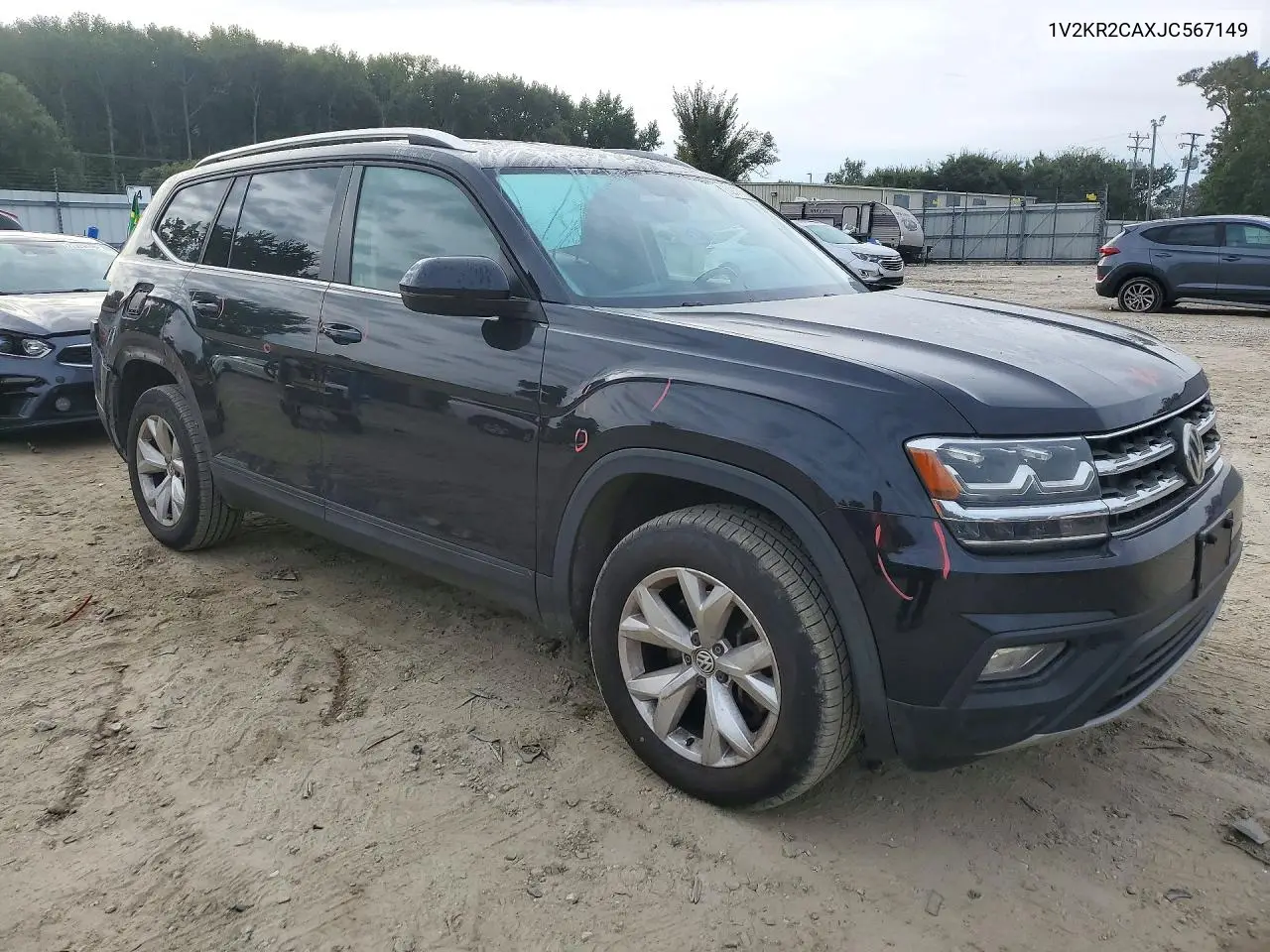 2018 VOLKSWAGEN ATLAS VIN 1V2KR2CAXJC567149 — фото 4