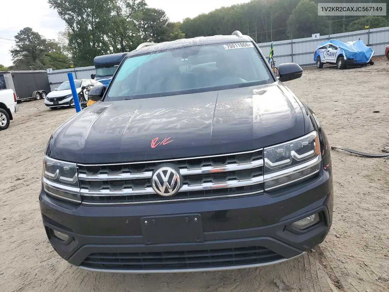 2018 VOLKSWAGEN ATLAS VIN 1V2KR2CAXJC567149 — фото 5