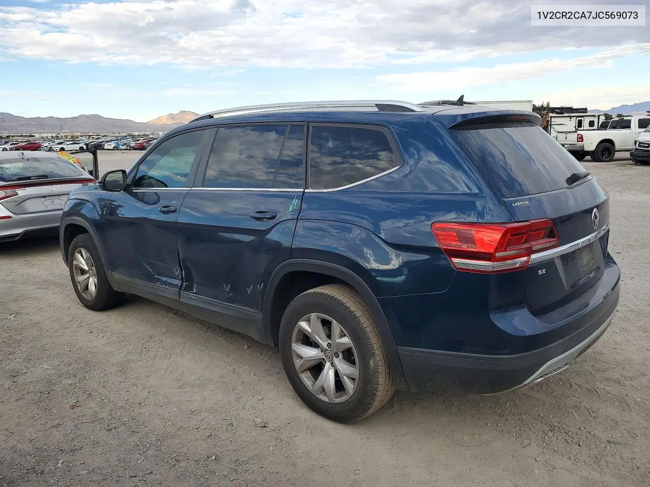 2018 VOLKSWAGEN ATLAS VIN 1V2CR2CA7JC569073 — фото 2