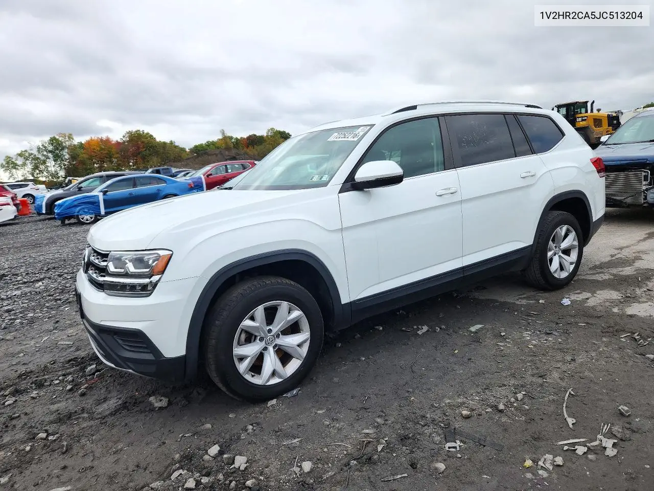 VOLKSWAGEN ATLAS 2018, VIN 1V2HR2CA5JC513204