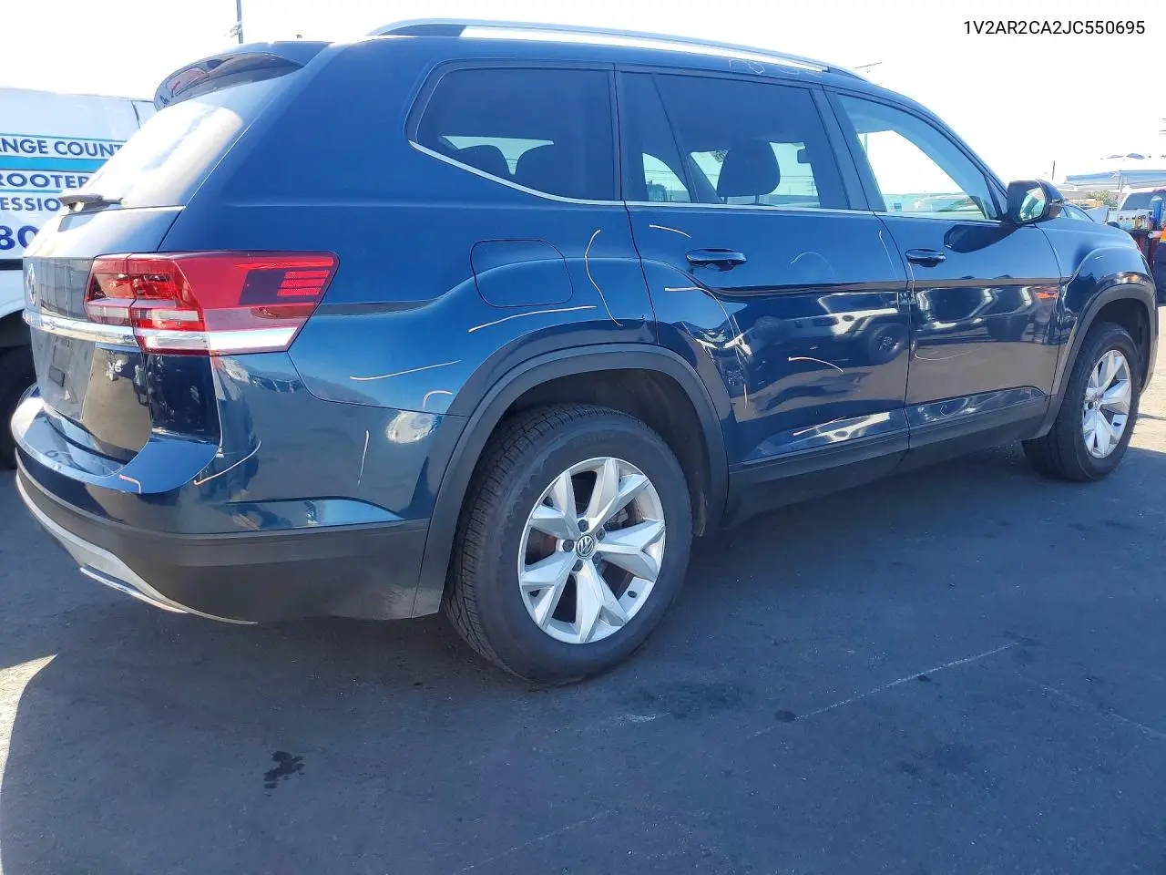 2018 VOLKSWAGEN ATLAS VIN 1V2AR2CA2JC550695 — фото 3