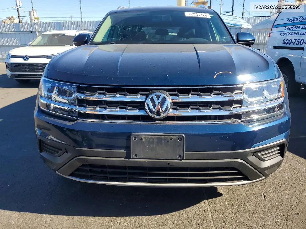 2018 VOLKSWAGEN ATLAS VIN 1V2AR2CA2JC550695 — фото 5