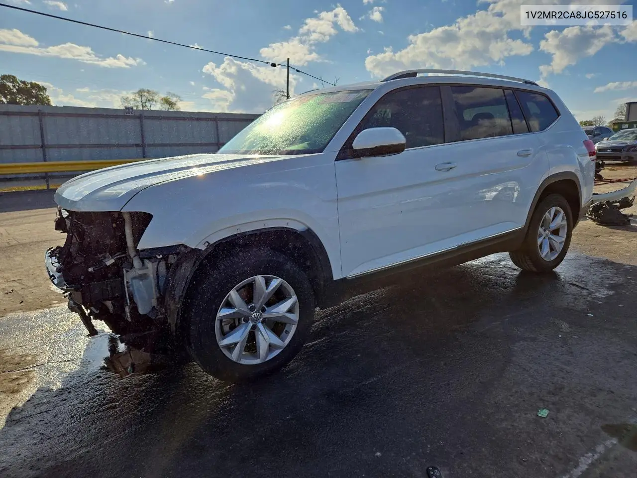 VOLKSWAGEN ATLAS 2018, VIN 1V2MR2CA8JC527516