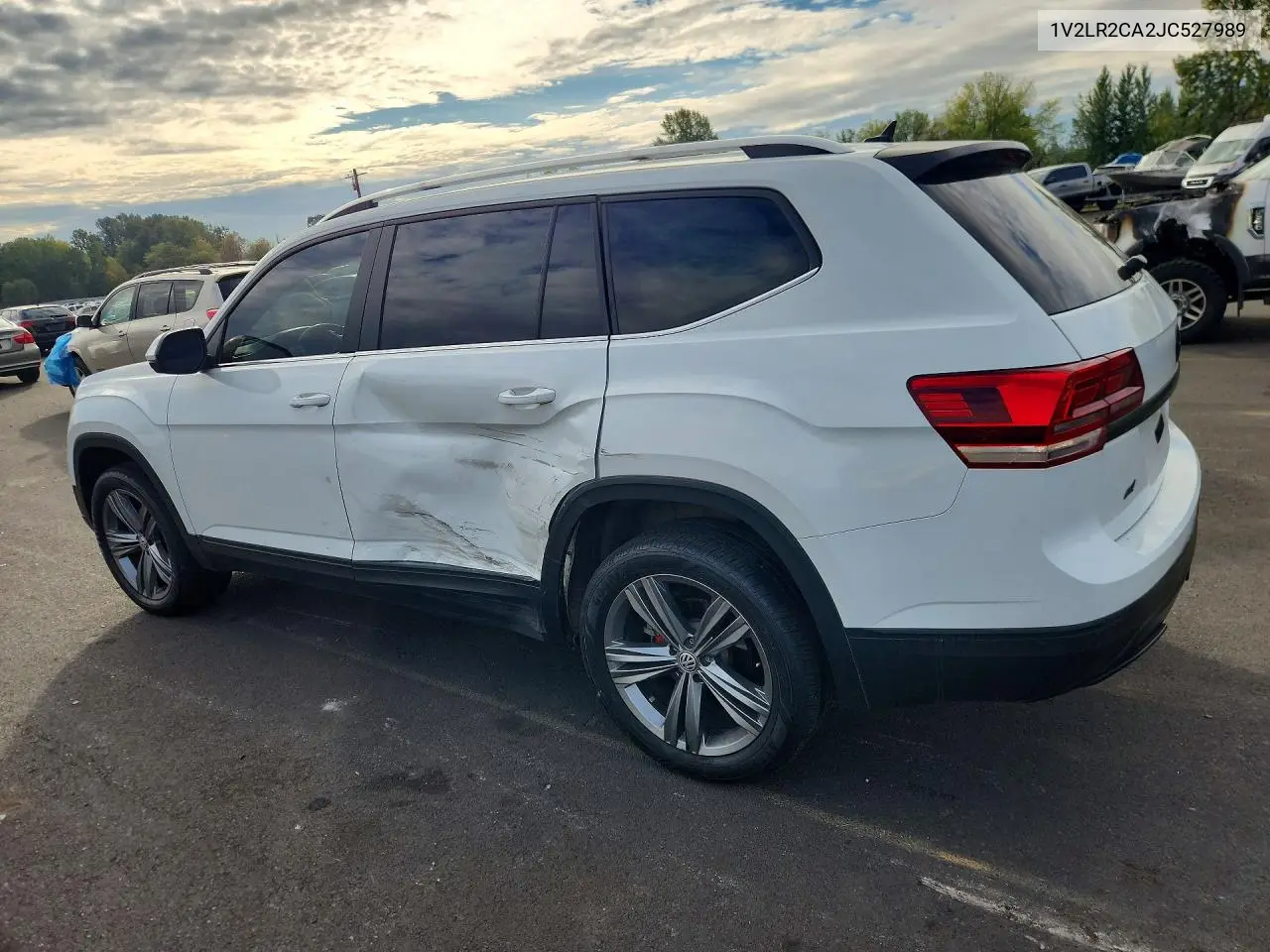 2018 VOLKSWAGEN ATLAS VIN 1V2LR2CA2JC527989 — фото 2