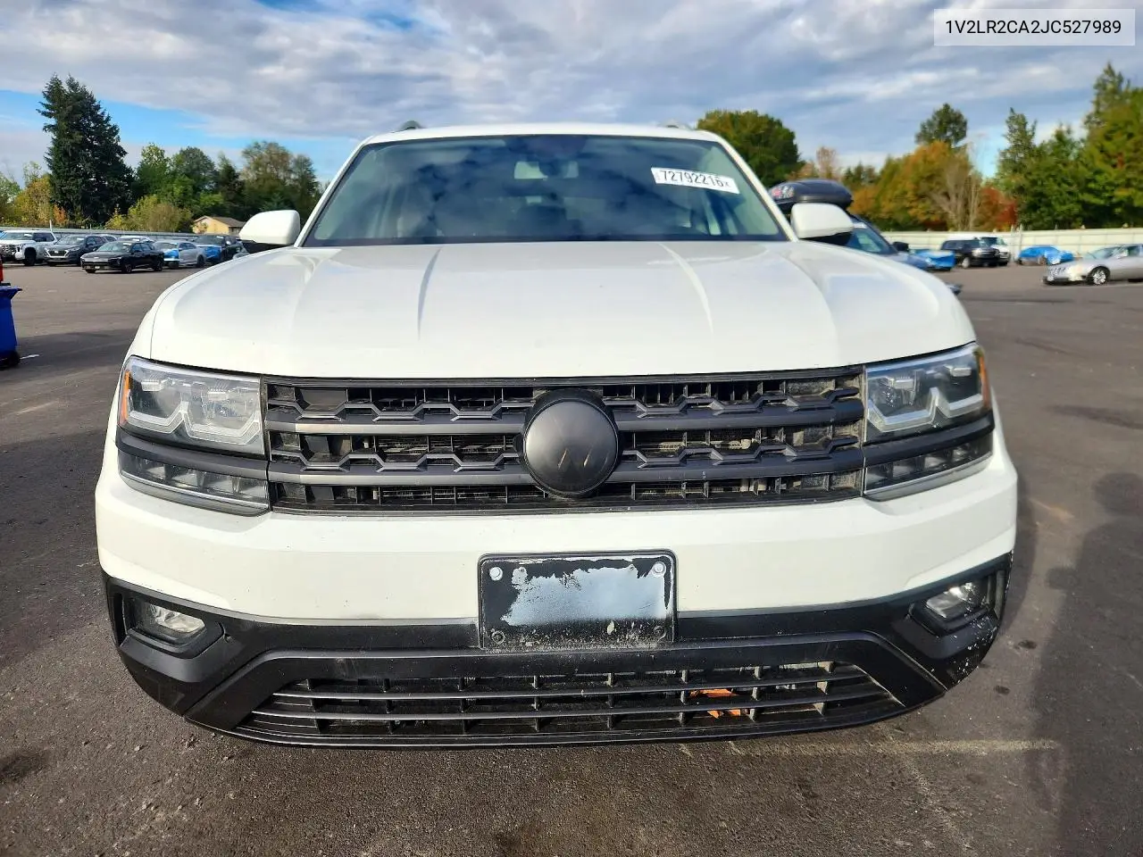 2018 VOLKSWAGEN ATLAS VIN 1V2LR2CA2JC527989 — фото 5