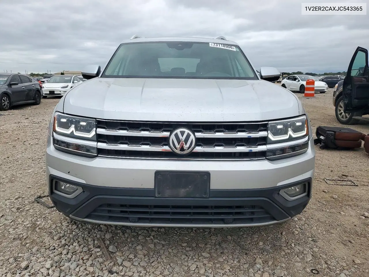 2018 VOLKSWAGEN ATLAS VIN 1V2ER2CAXJC543365 — фото 5