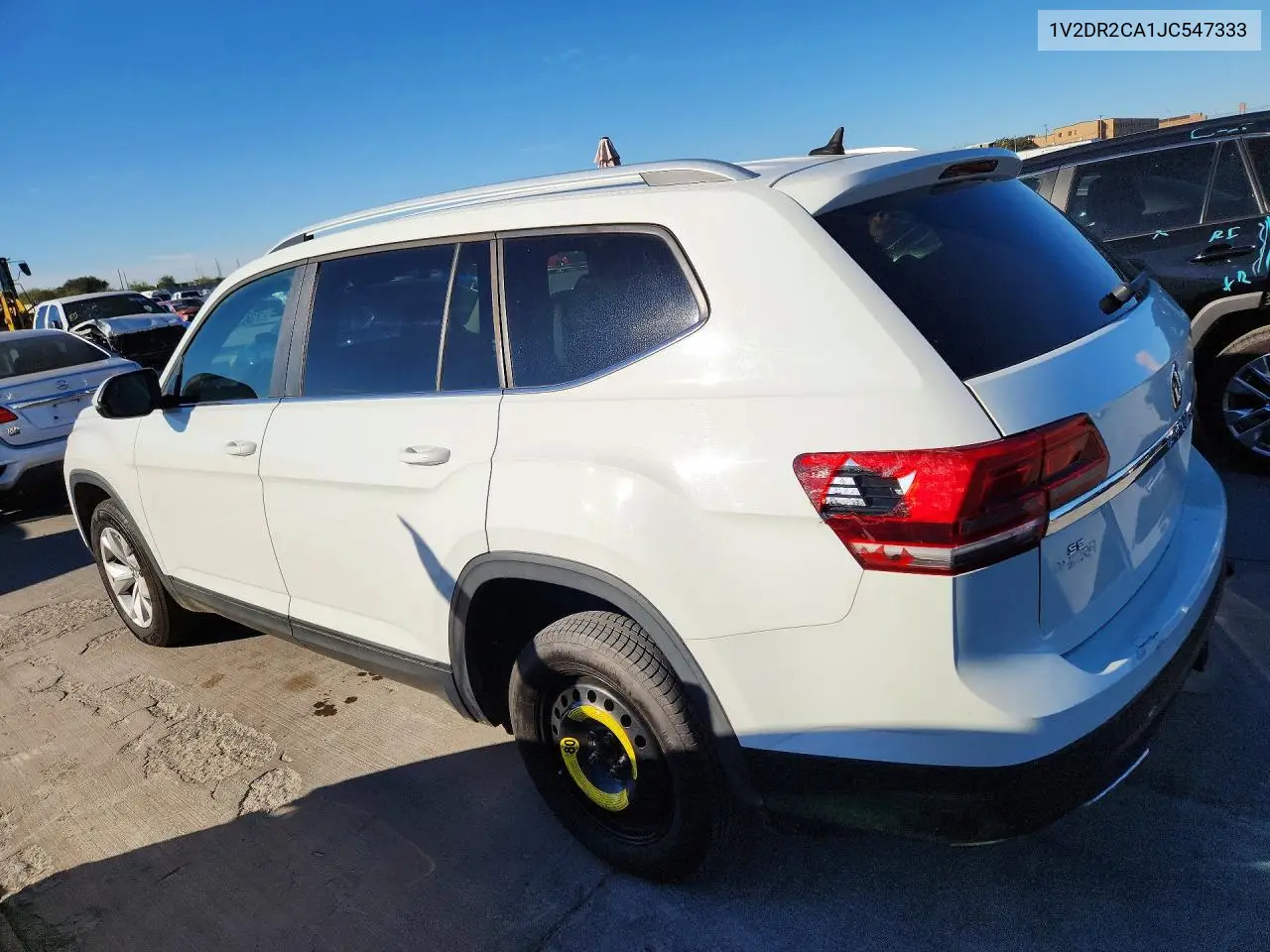 2018 VOLKSWAGEN ATLAS VIN 1V2DR2CA1JC547333 — фото 2