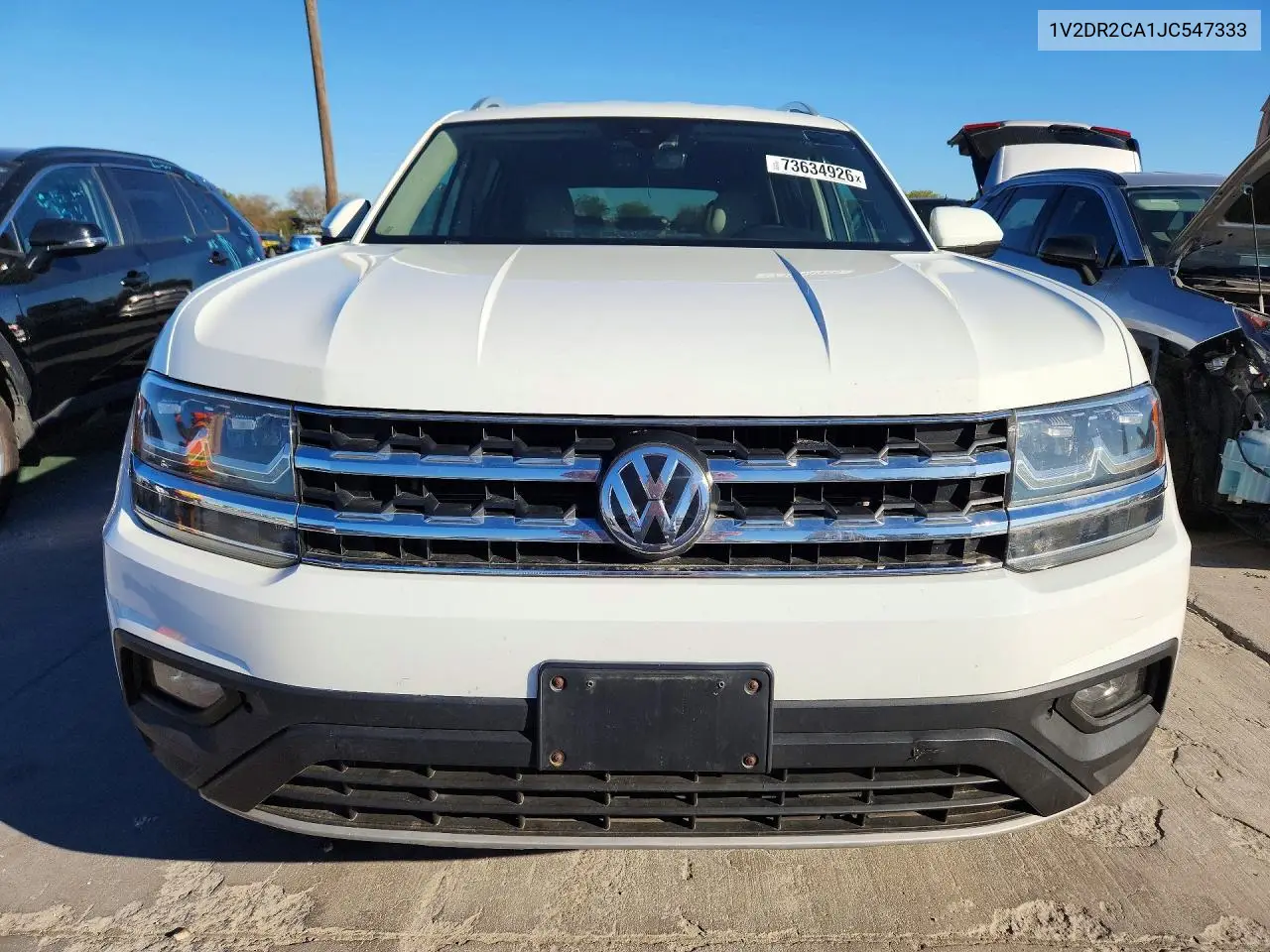 2018 VOLKSWAGEN ATLAS VIN 1V2DR2CA1JC547333 — фото 5