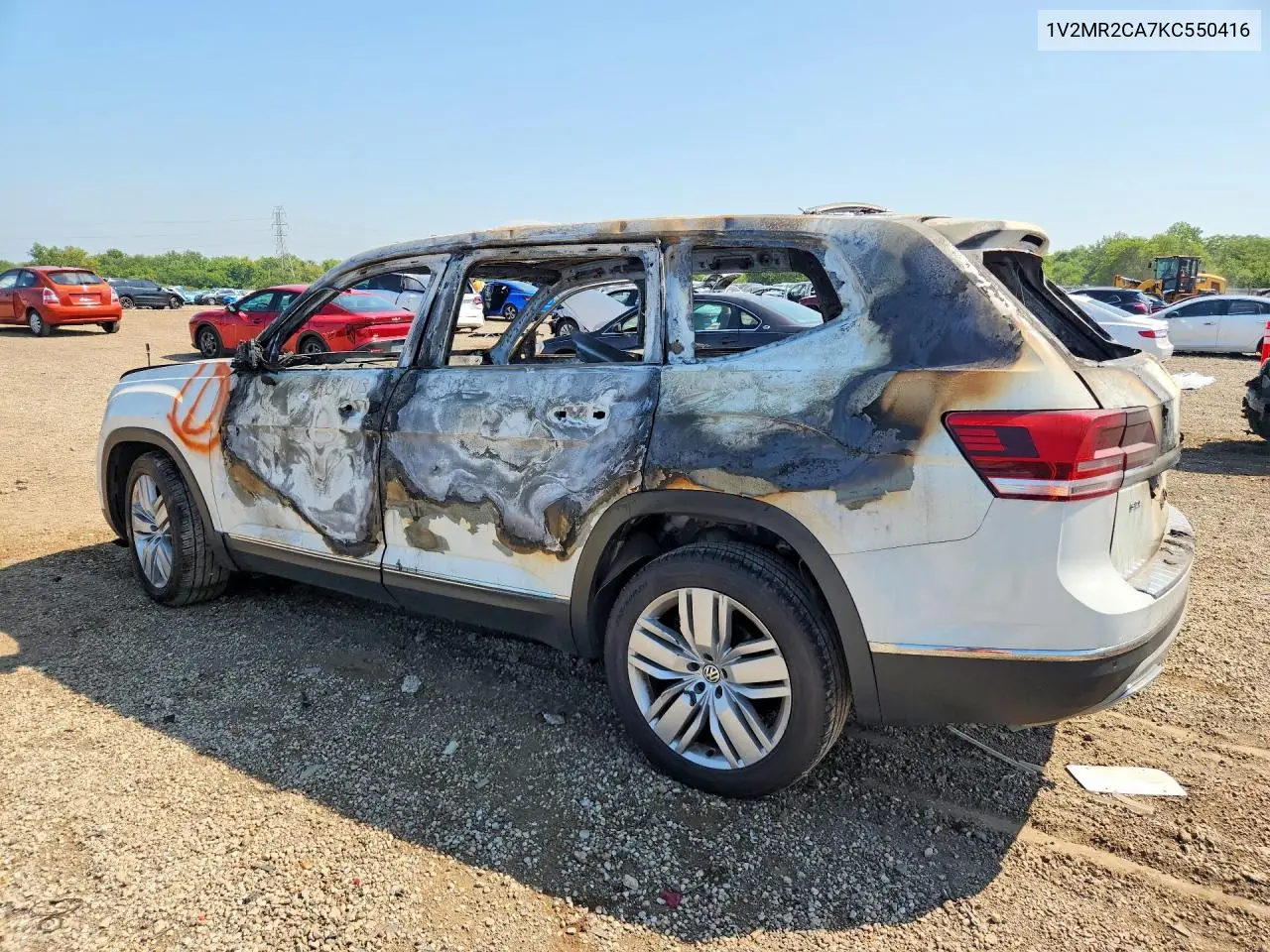 2019 VOLKSWAGEN ATLAS VIN 1V2MR2CA7KC550416 — фото 2