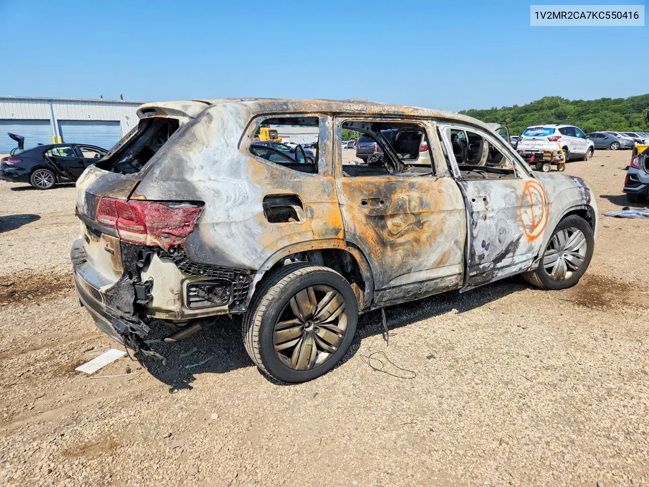 2019 VOLKSWAGEN ATLAS VIN 1V2MR2CA7KC550416 — фото 3