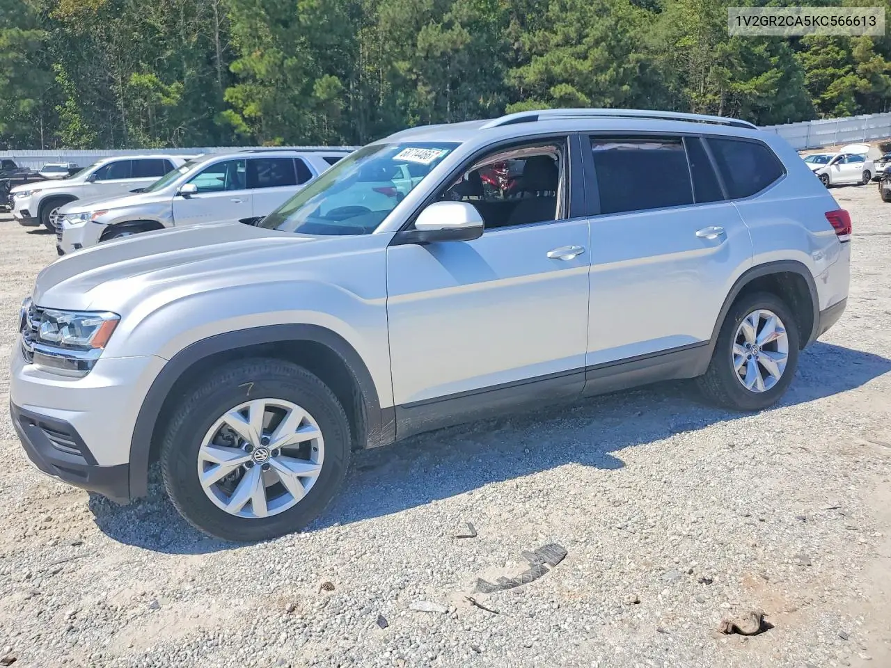 VOLKSWAGEN ATLAS 2019, VIN 1V2GR2CA5KC566613