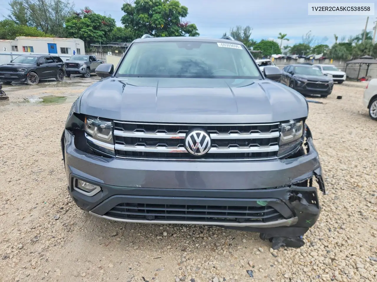 2019 VOLKSWAGEN ATLAS VIN 1V2ER2CA5KC538558 — фото 5