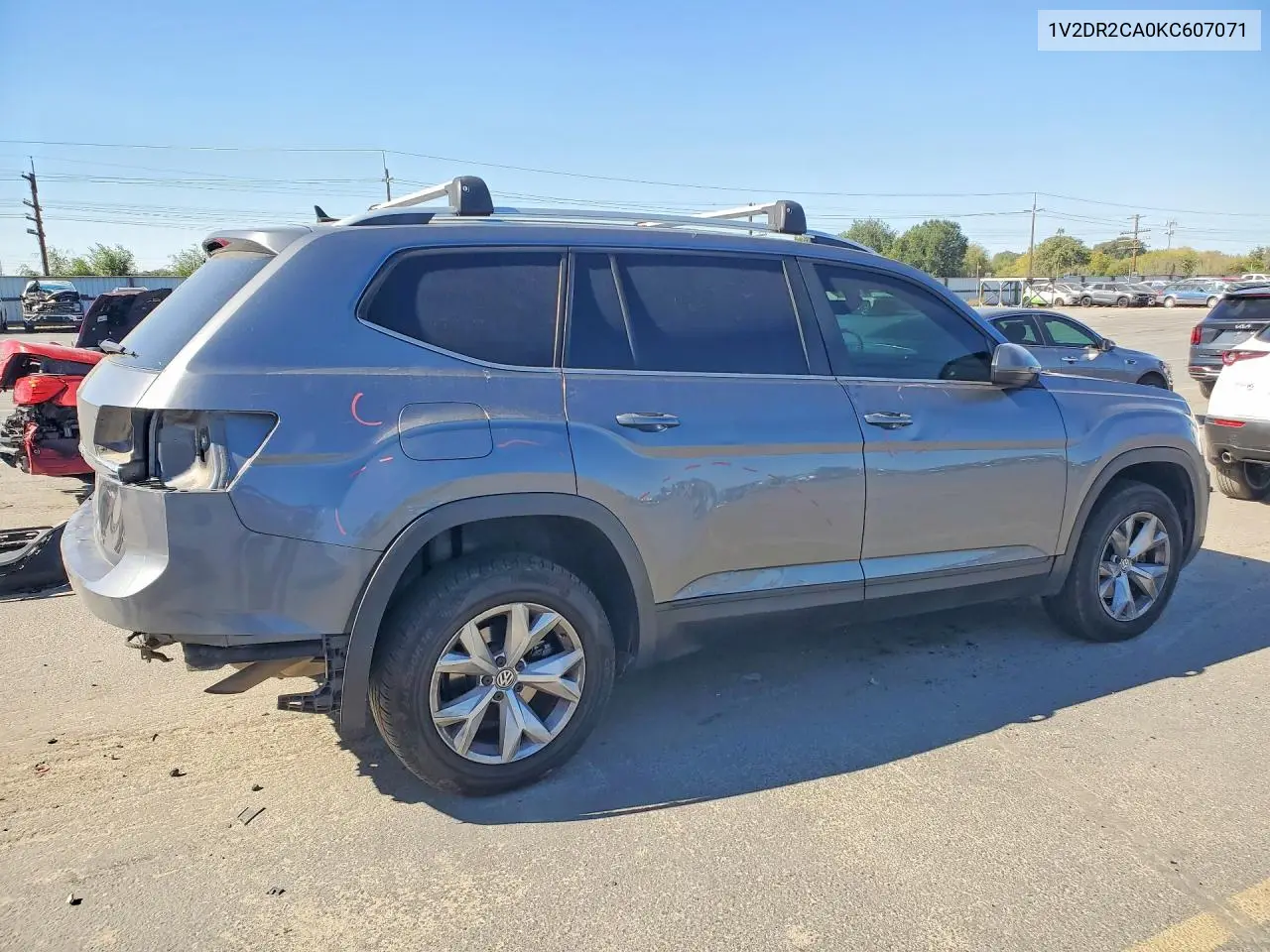 2019 VOLKSWAGEN ATLAS VIN 1V2DR2CA0KC607071 — фото 3
