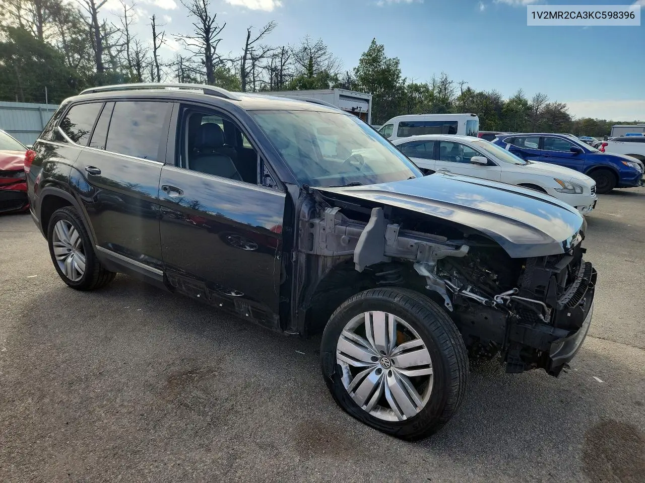 2019 VOLKSWAGEN ATLAS VIN 1V2MR2CA3KC598396 — фото 4