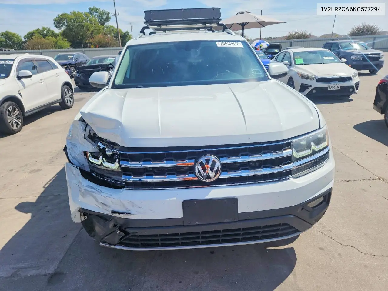 2019 VOLKSWAGEN ATLAS VIN 1V2LR2CA6KC577294 — фото 5