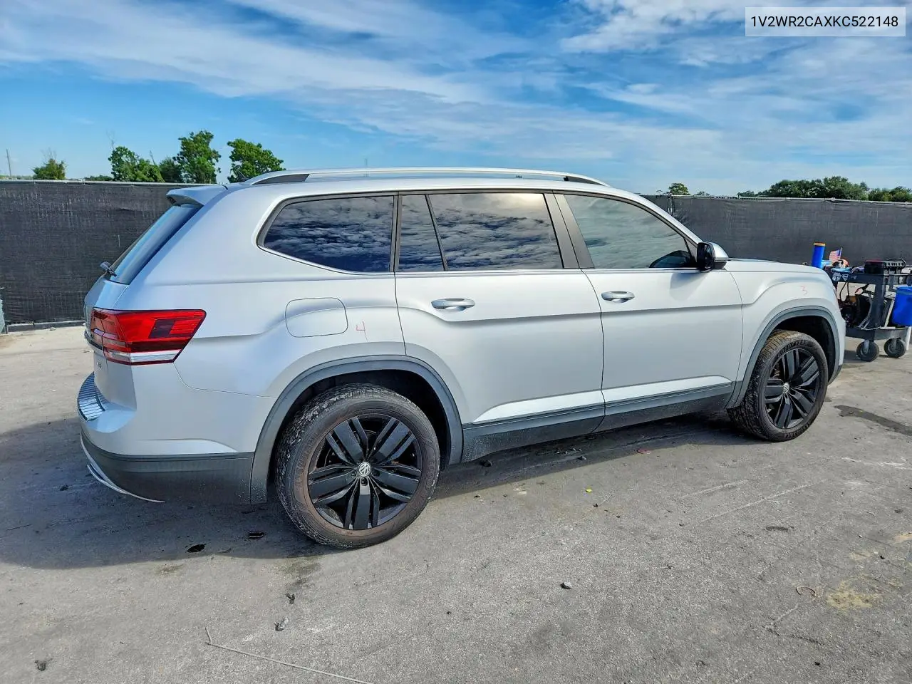 2019 VOLKSWAGEN ATLAS VIN 1V2WR2CAXKC522148 — фото 3