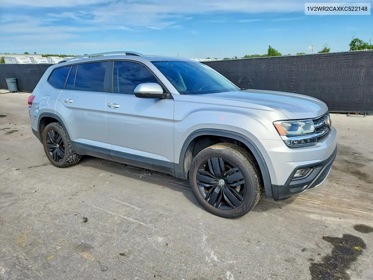 2019 VOLKSWAGEN ATLAS VIN 1V2WR2CAXKC522148 — фото 4