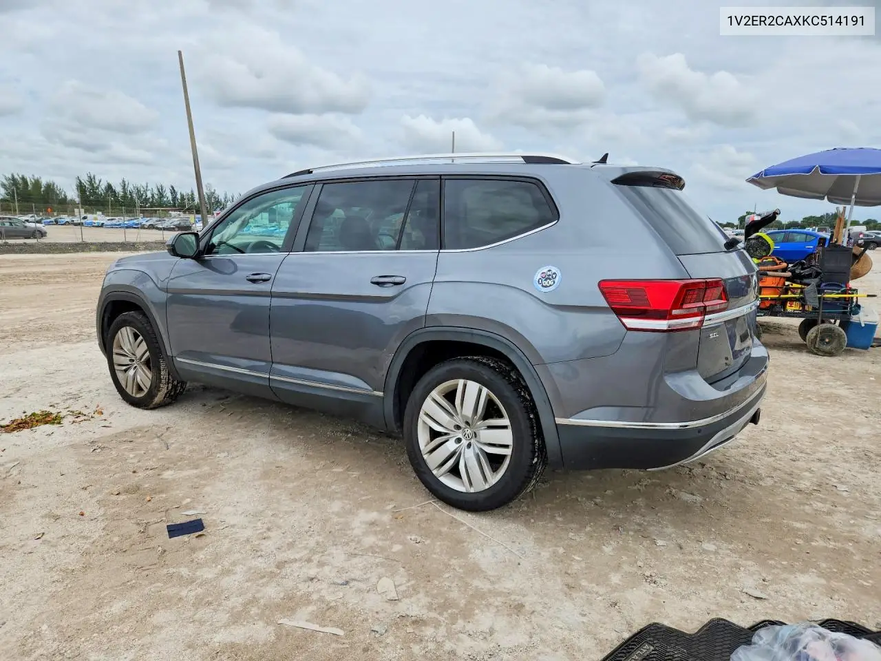 2019 VOLKSWAGEN ATLAS VIN 1V2ER2CAXKC514191 — фото 2