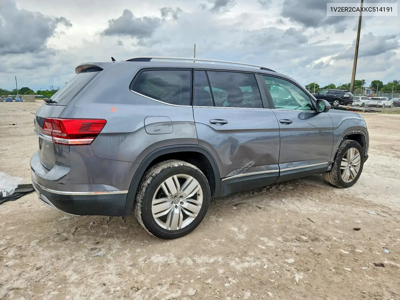 2019 VOLKSWAGEN ATLAS VIN 1V2ER2CAXKC514191 — фото 3