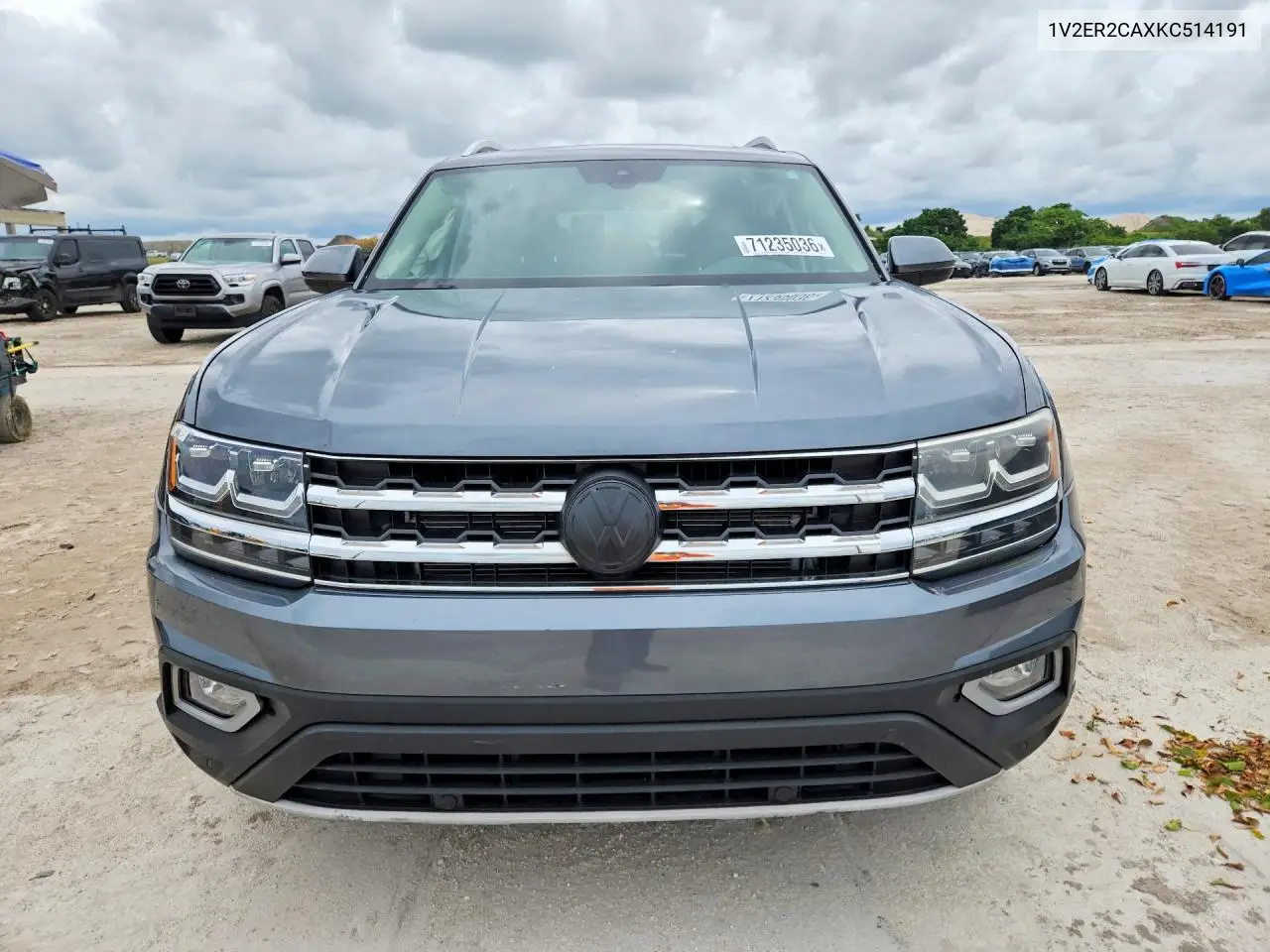 2019 VOLKSWAGEN ATLAS VIN 1V2ER2CAXKC514191 — фото 5