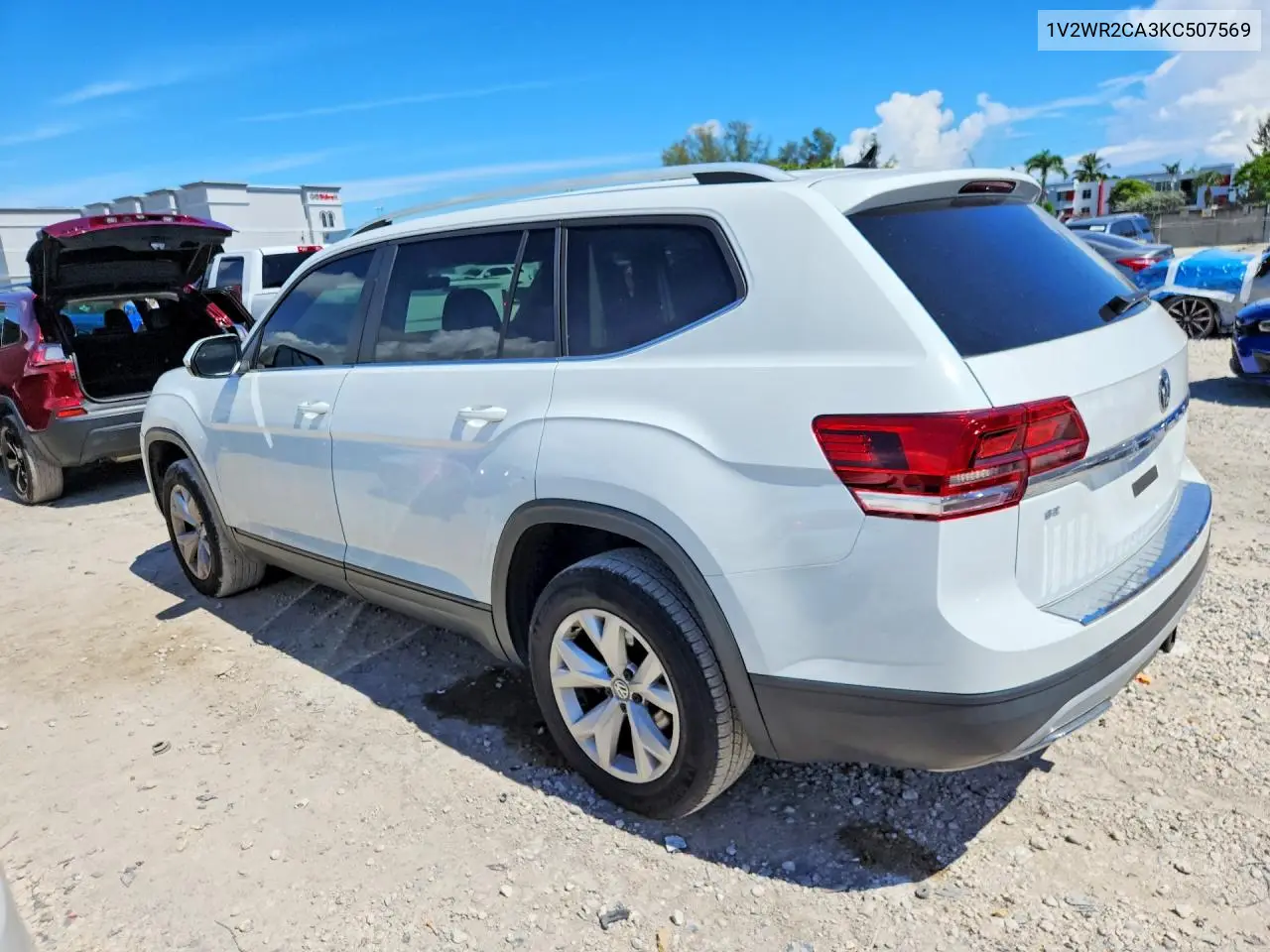 2019 VOLKSWAGEN ATLAS VIN 1V2WR2CA3KC507569 — фото 2
