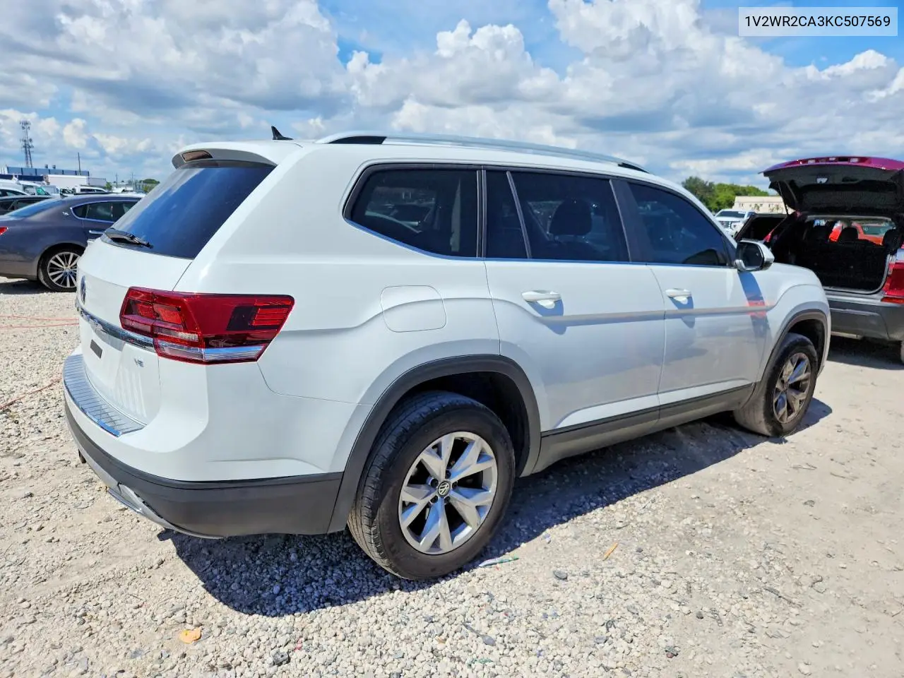 2019 VOLKSWAGEN ATLAS VIN 1V2WR2CA3KC507569 — фото 3