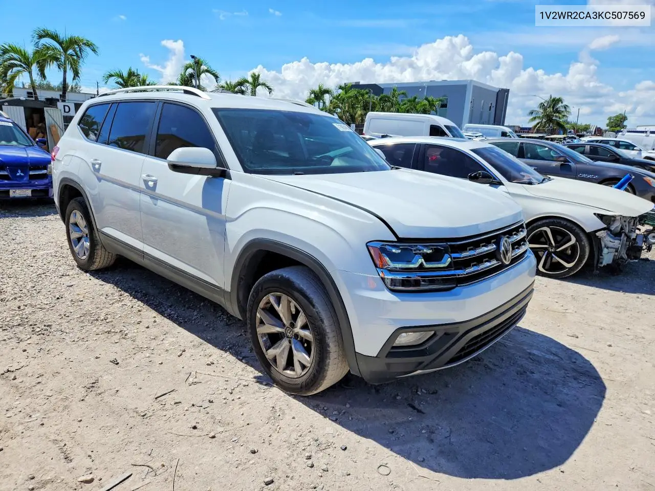 2019 VOLKSWAGEN ATLAS VIN 1V2WR2CA3KC507569 — фото 4