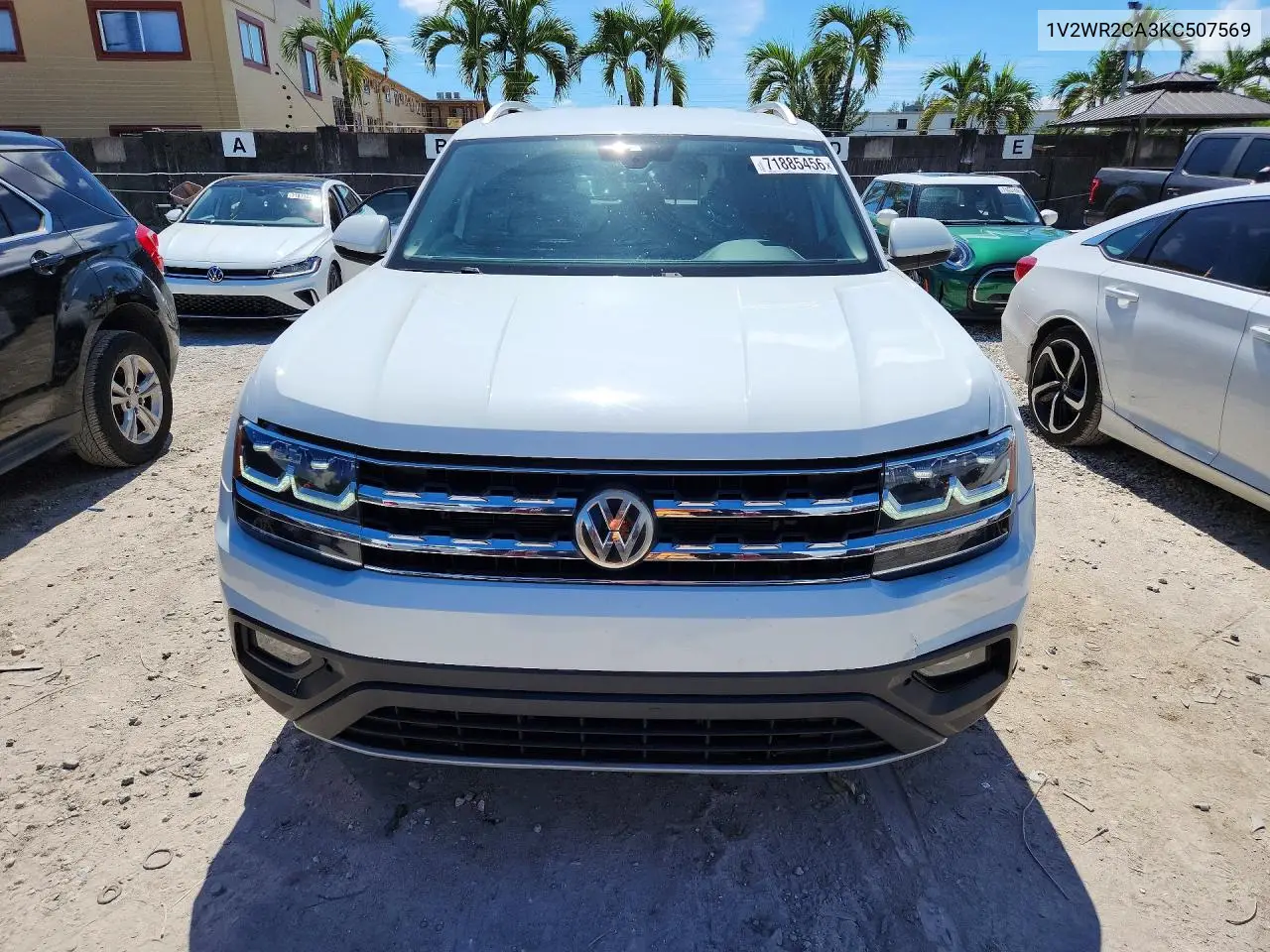 2019 VOLKSWAGEN ATLAS VIN 1V2WR2CA3KC507569 — фото 5