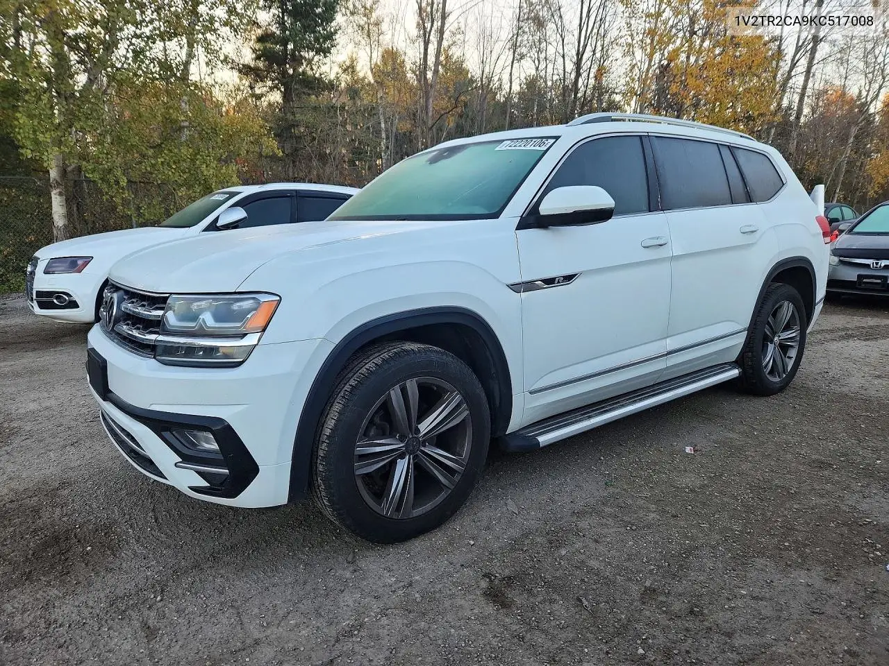 VOLKSWAGEN ATLAS 2019, VIN 1V2TR2CA9KC517008