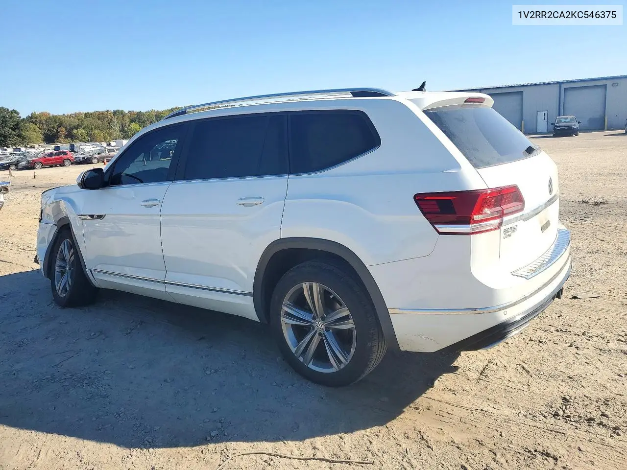 2019 VOLKSWAGEN ATLAS VIN 1V2RR2CA2KC546375 — фото 2
