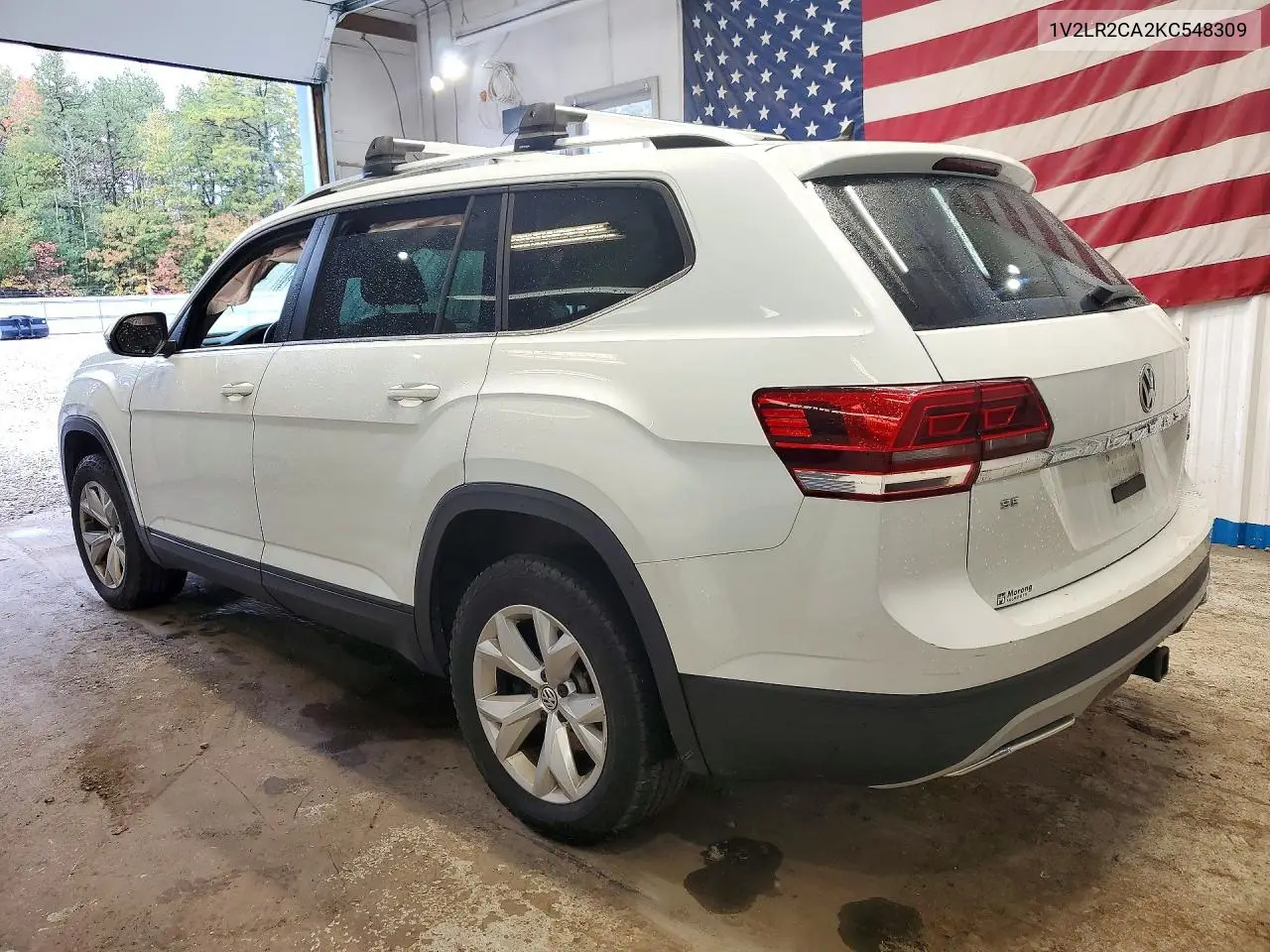 2019 VOLKSWAGEN ATLAS VIN 1V2LR2CA2KC548309 — фото 2