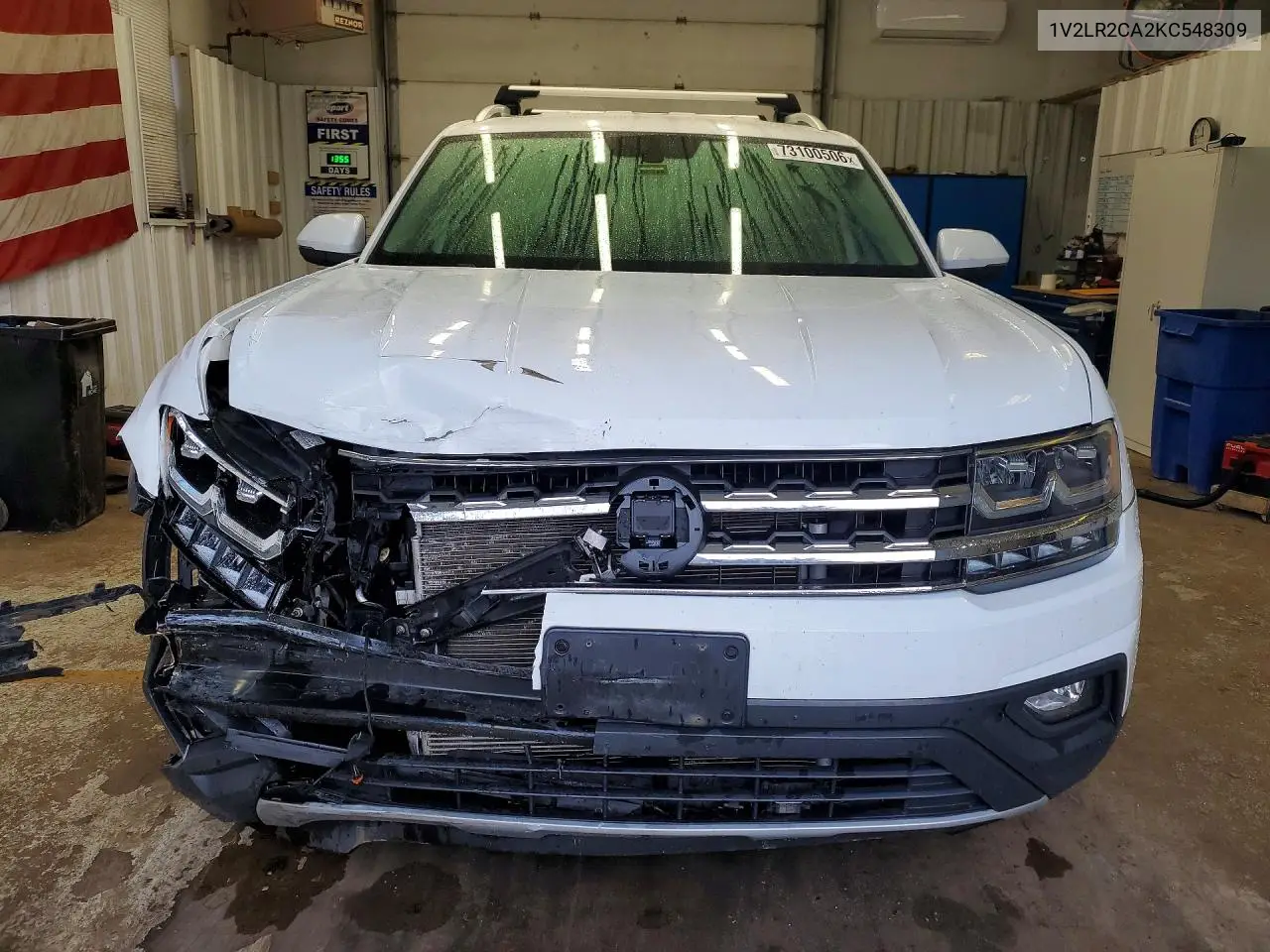 2019 VOLKSWAGEN ATLAS VIN 1V2LR2CA2KC548309 — фото 5