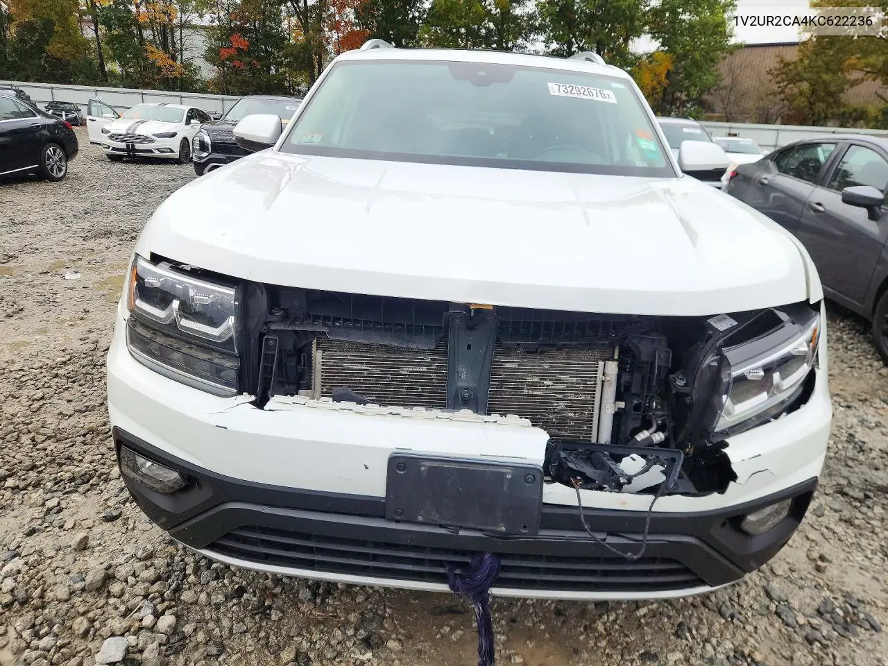 2019 VOLKSWAGEN ATLAS VIN 1V2UR2CA4KC622236 — фото 5