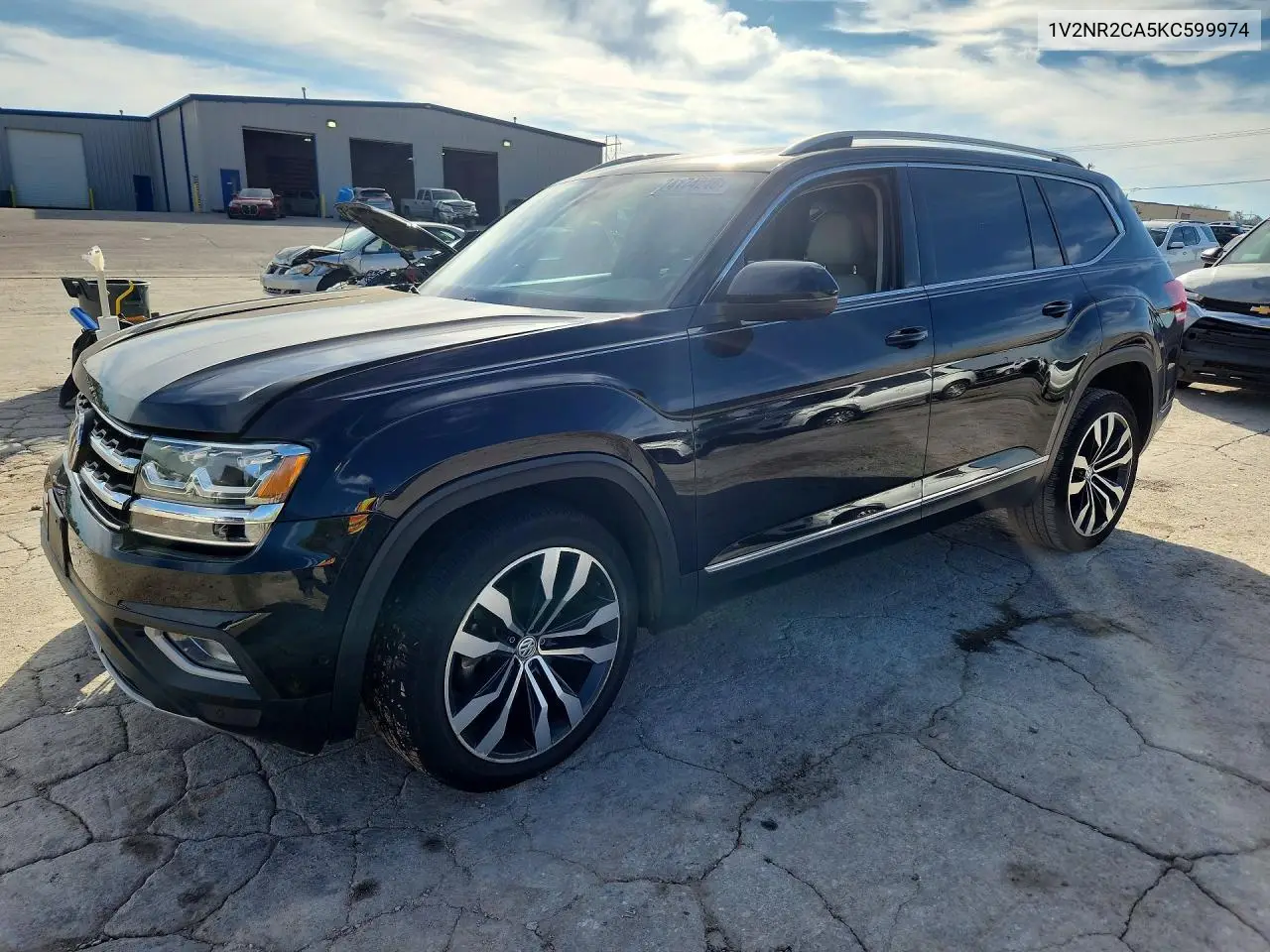 VOLKSWAGEN ATLAS 2019, VIN 1V2NR2CA5KC599974