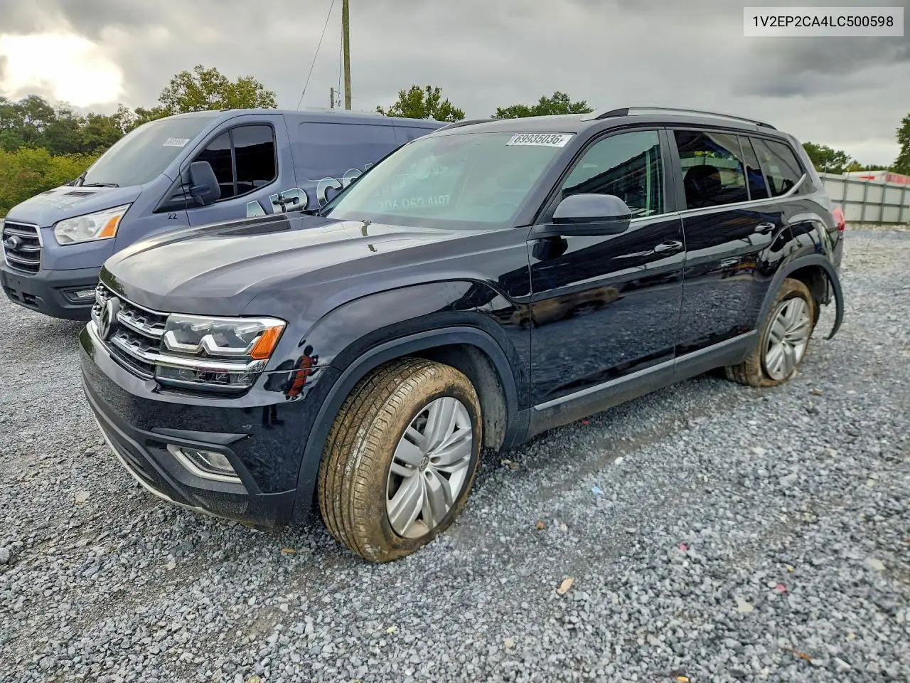 VOLKSWAGEN ATLAS 2020, VIN 1V2EP2CA4LC500598
