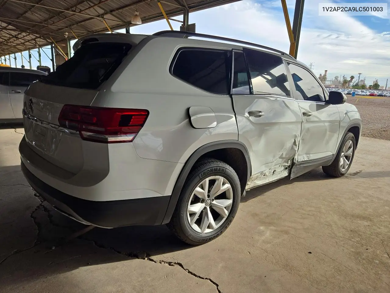 2020 VOLKSWAGEN ATLAS VIN 1V2AP2CA9LC501003 — фото 3
