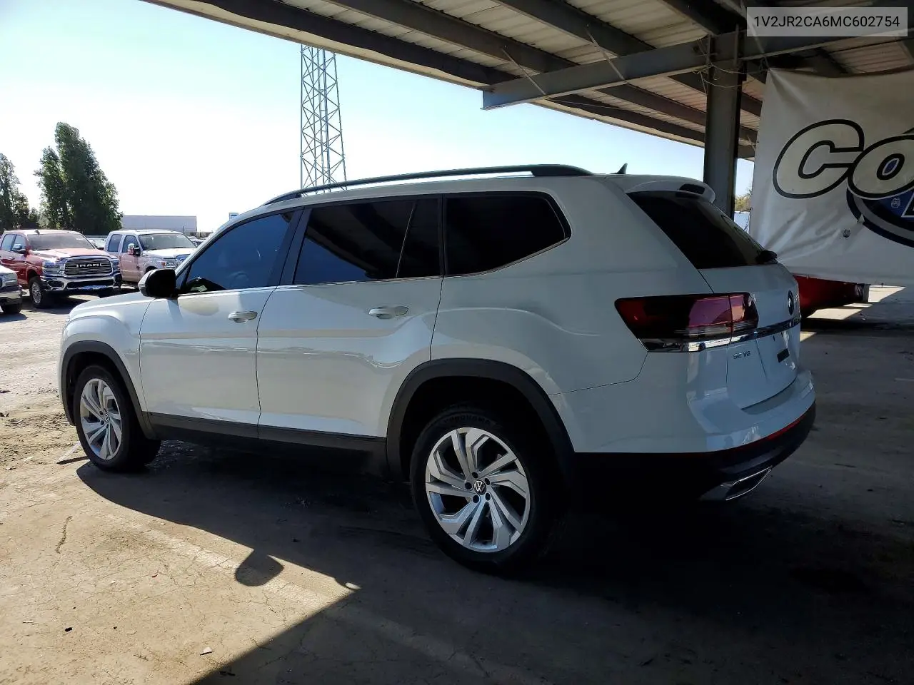 2021 VOLKSWAGEN ATLAS VIN 1V2JR2CA6MC602754 — фото 2