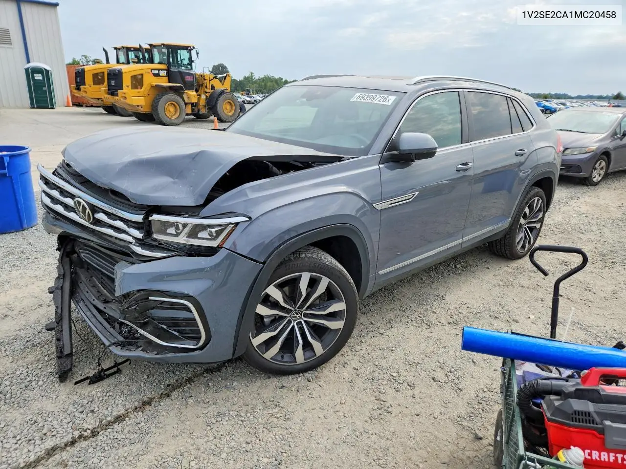 VOLKSWAGEN ATLAS 2021, VIN 1V2SE2CA1MC203458