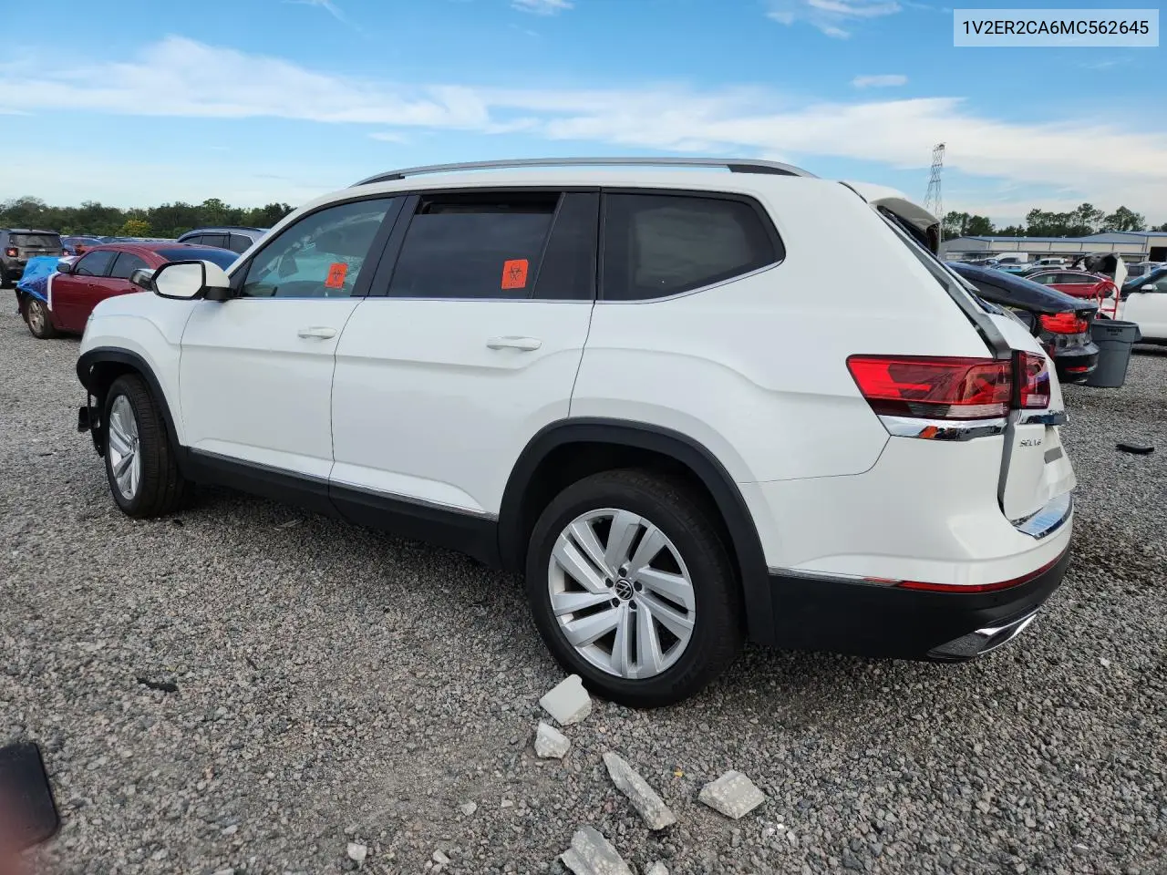 2021 VOLKSWAGEN ATLAS VIN 1V2ER2CA6MC562645 — фото 2