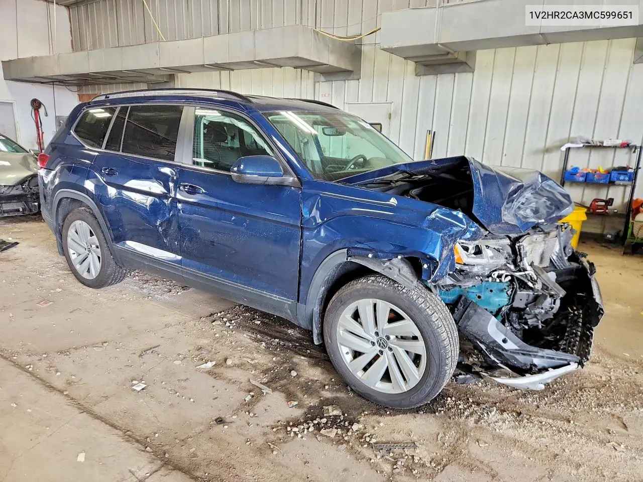 2021 VOLKSWAGEN ATLAS VIN 1V2HR2CA3MC599651 — фото 4
