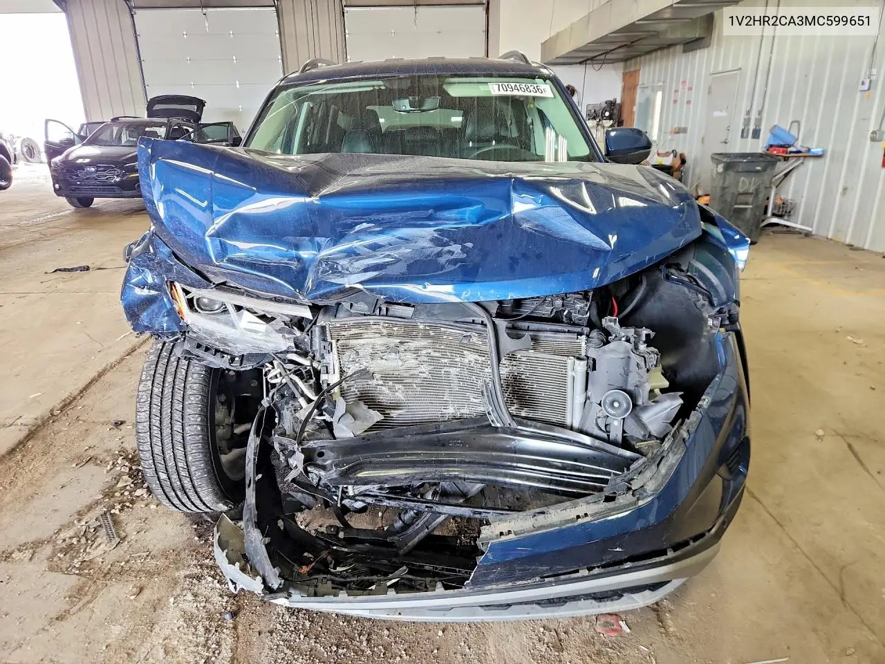 2021 VOLKSWAGEN ATLAS VIN 1V2HR2CA3MC599651 — фото 5