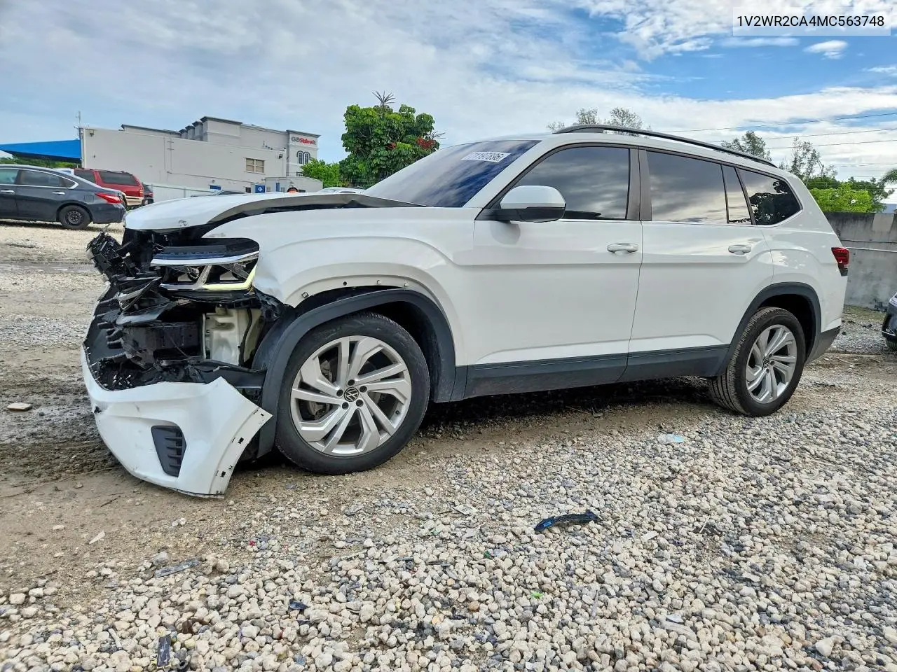 VOLKSWAGEN ATLAS 2021, VIN 1V2WR2CA4MC563748