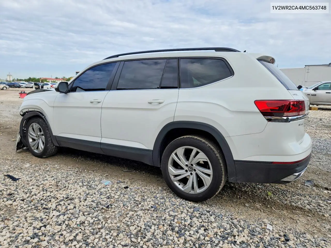 2021 VOLKSWAGEN ATLAS VIN 1V2WR2CA4MC563748 — фото 2