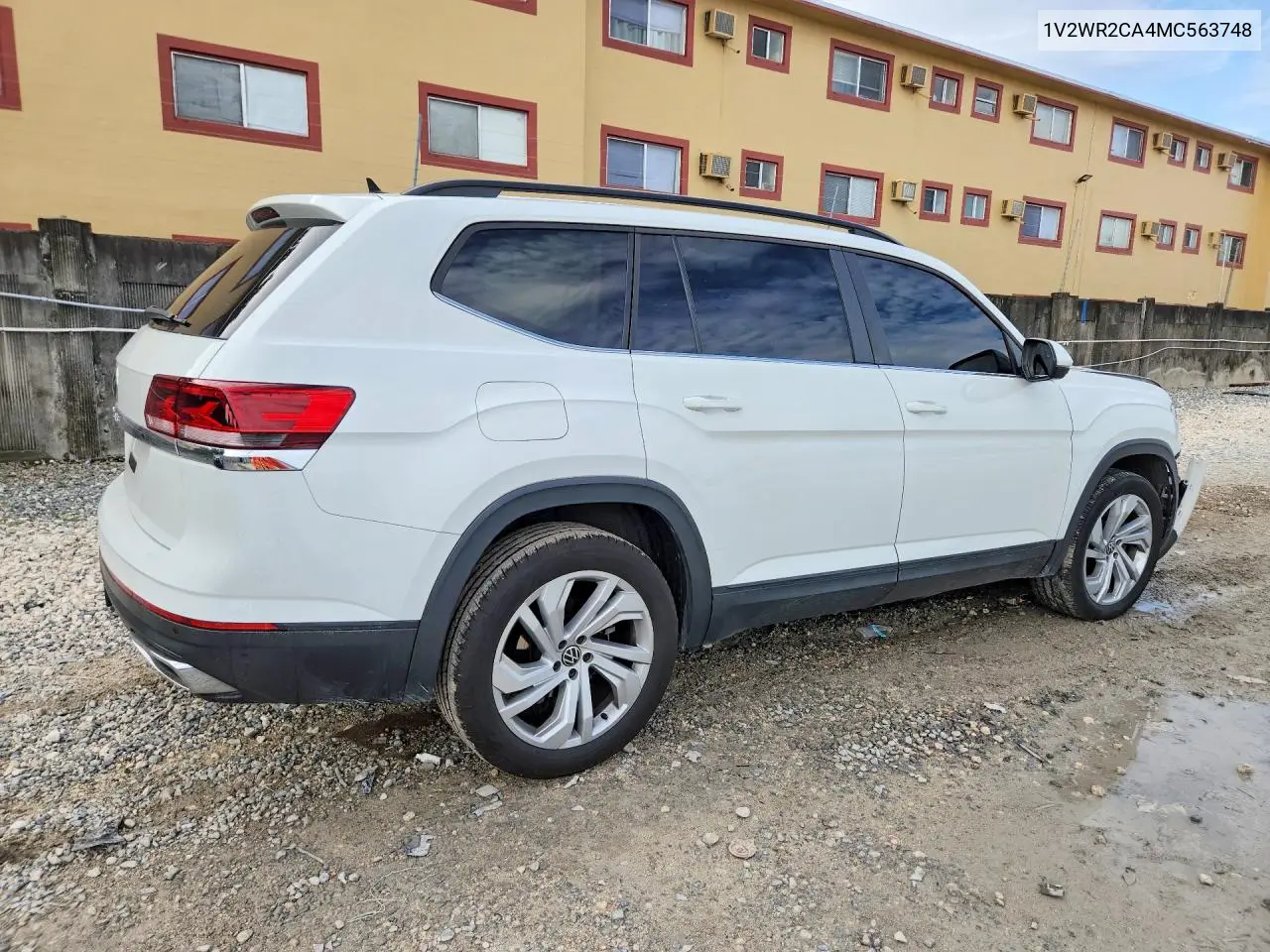 2021 VOLKSWAGEN ATLAS VIN 1V2WR2CA4MC563748 — фото 3