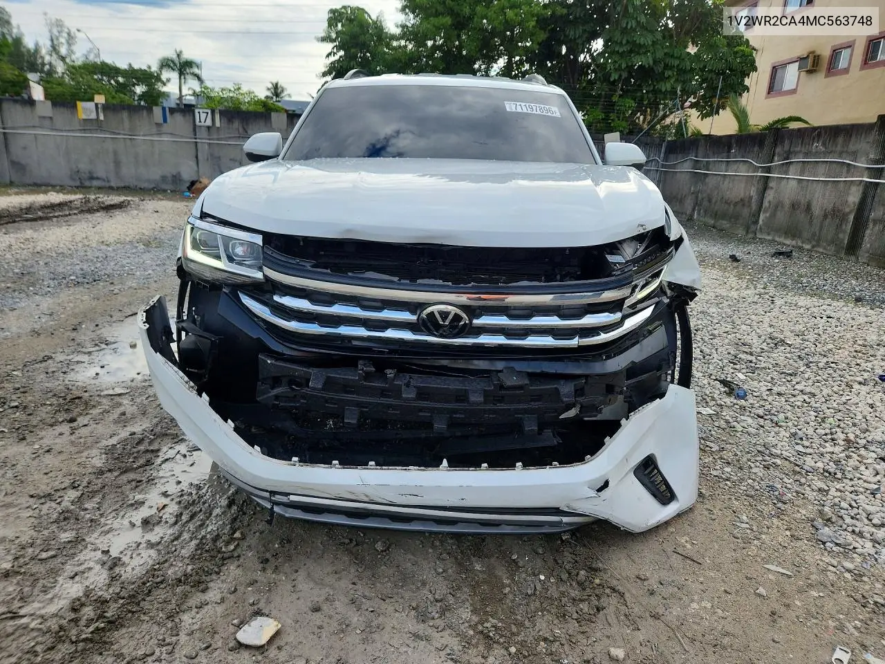 2021 VOLKSWAGEN ATLAS VIN 1V2WR2CA4MC563748 — фото 5