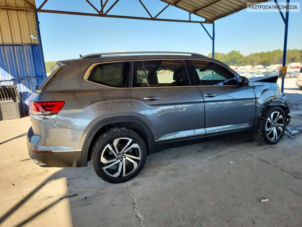 2021 VOLKSWAGEN ATLAS VIN 1V2TP2CA1MC540226 — фото 3