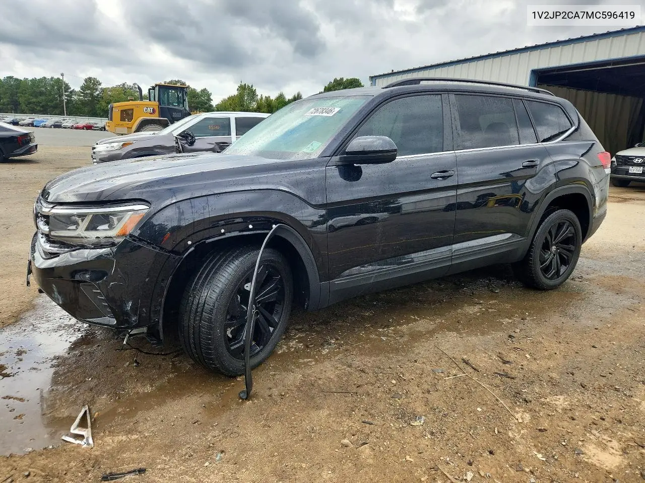 VOLKSWAGEN ATLAS 2021, VIN 1V2JP2CA7MC596419